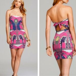 Mara Hoffman “Caravan” Strapless Cutout Mini Dress — Size 8